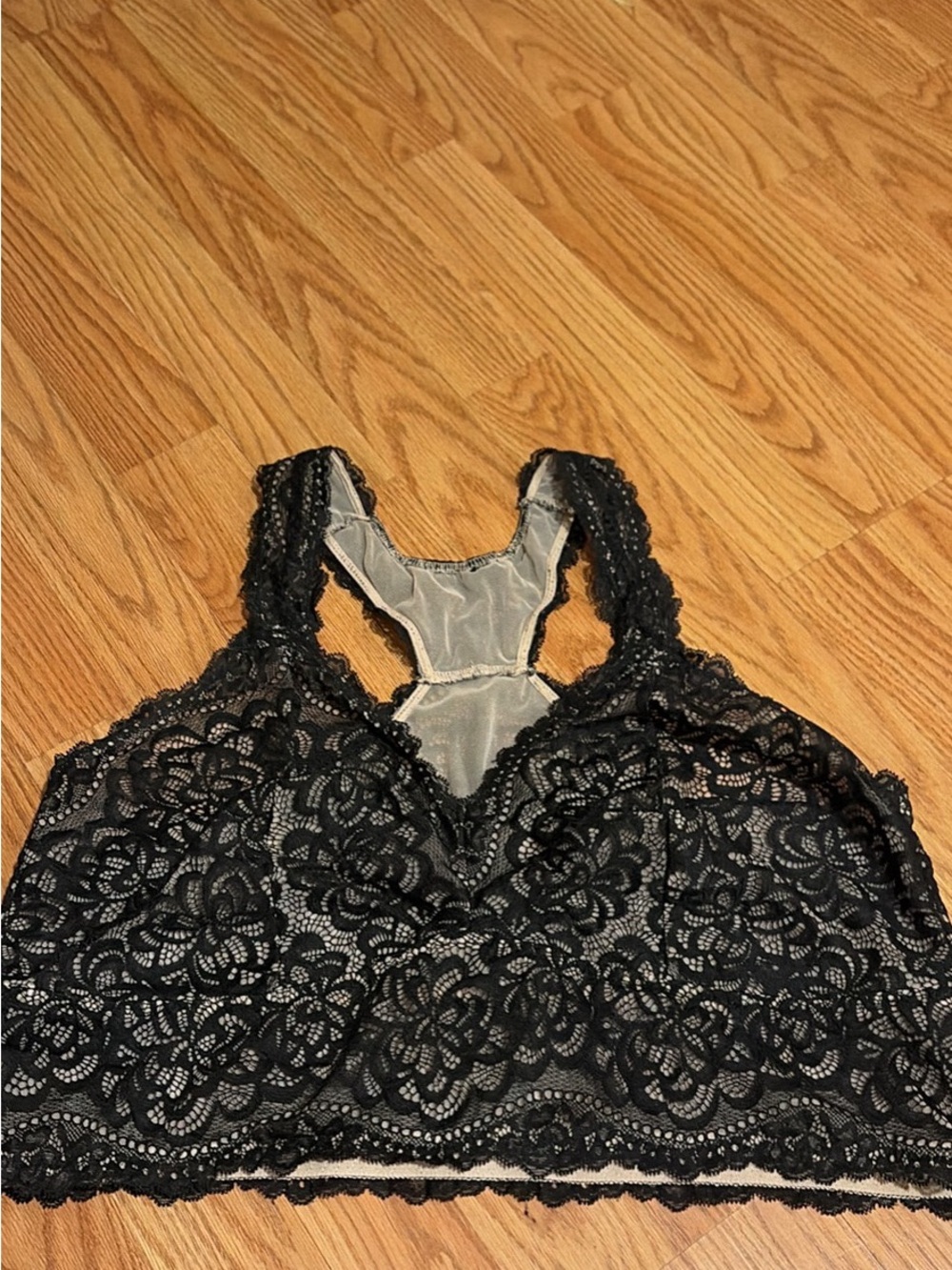 Torrid Curve Lace Racerback Bralette in Black - Women Intimates